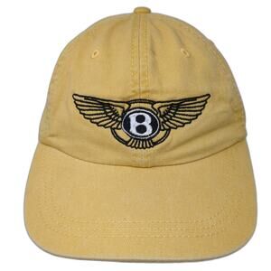 Bentley Slideback Baseball Cap Yellow One Size Adjustable Embroidered Sportsman